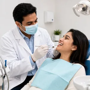 Emergency Dentist in Edison Today providing urgent dental care to patient in clinic